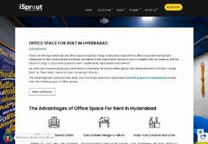 Office Space for Rent in Hyderabad - Are you starting up or moving your business to Hyderabad? If you are looking for office space for rent in hyderabad  for you and your team flexible to your budget. iSprout is the ideal option for you, check out our plans & pricing. Inspiring workspaces, cabins, meeting rooms, recreation area, a cafeteria and so much more along with a professional security setup. You can now actively be in touch with your clients and business partners, move in & move out faster! Work, play, stay, network, grow...