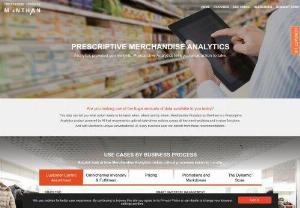 Best Merchandise Analytics Software | Manthan - Manthan is among the leading Merchandise analytics companies which provide the best Merchandise Analytics Solution which is ready-to-use, Cloud-based, SaaS solution, that addresses all your in-store and merchandising analytics needs.
