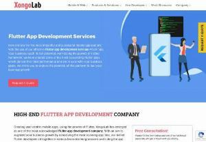 Flutter App Development Services - XongoLab is a foremost Flutter app development company provide excellent flutter app development services to build top-notch and feature-rich Android & iOS apps.