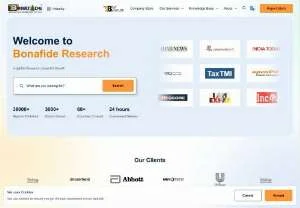 Screenshot of Bonafide Research