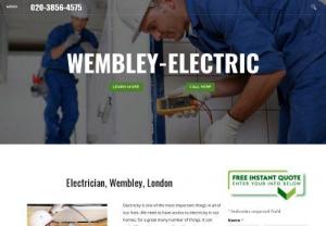 Electrician, Emergency Electrician, Safety, Wembley - Wembley Electrics team of qualified and skilled electricians provide a comprehensive list of services including electric fault finding and repair, complete and partial rewiring of a property including installing new wiring systems, electric heat installation, CCTV, Fire Alarms or Door entry systems installation and electrical inspection, testing and certification.