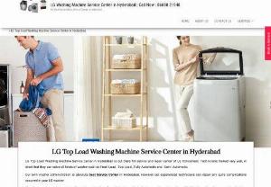 LG Top Load Washing Machine Service Center in Hyderabad - Owing branded company with the branded variety of the washing machine people is habituated. Now the markets are flourished with modern technology. The top load washing machine always serves for good results but there is come drawback by which our device will not perform well. Faults may be. Shaking machine in a high amount, the drain pump is faulty or blocked. A blockage in the pump can happen due to the accumulation of cloth fibers and dirt. It is recommended to hire a repair professional for..