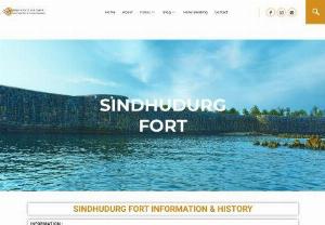 SINDHUDURG FORT - The fort is an island fort located in the Arabain sea on the seashore of Malvan in Sindhudurg district of Maharashtra.This fort was built by the Great Maratha king, Chhatrapati Shivaji Maharaj.