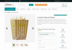 Custom Popcorn Boxes - Popcorn Packaging Boxes Wholesale - Buy custom popcorn boxes & buckets. Our packaging services come with discounted deals. Get party packaging boxes in bulk with free shipping in the USA.