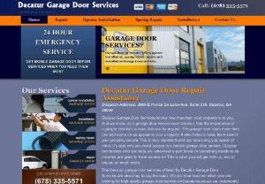 Decatur Garage Door Services - Is your garage door out of balance? Or perhaps your garage door is off track. It doesnt matter what kind of problem you are having; we can solve it quickly and affordably. Here at Decatur Garage Door Services we take great pride in our ability to solve any kind of garage door problem for any customer in Decatur, GA. Our garage door repair specialists move fast to assist everyone in the city as soon as possible.