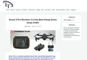 DroneX Pro Review - Dronex Pro is a three-speed quadcopter drone. It features 120-degree of viewing range, 720p of HD camera, and other high-quality functionalities
