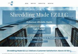 Shredding Made EZ LLC - Shredding Made EZ LLC is a locally owned and operated business. Our number one priority at Shredding Made EZ LLC is customer satisfaction and we will always go the extra distance when it comes to security and reliability. Not to mention, as business owners we know how busy life can be and therefore take great pride in relieving any burdens we can for our customers and truly make shredding EZ LLC! -- Address:9475 Gerwig Ln Columbia, MD 21046 -- Ph:443-780-6358