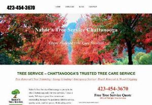 Nabor\'s Tree Service Chattanooga - Nabor\'s Tree Service Chattanooga is an affordable and quality tee care service in Chattanooga, Tennessee offering big tree removal, tree trimming, and stump grinding.  We are the tree service near me business. Call us for free tree care estimate.
