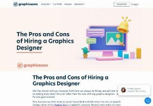 The Pros And Cons Of Hiring A Graphics Designer - Hiring a graphic designer is not as simple as it seems. Check out this article to analyze the pros and cons of hiring a designer and decide yourself.