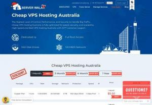 VPS Australia | VPS Server Australia - Server Wala is the Fastest Growing Data Center, offered by our industry competitors. Dedicated servers, private and public clouds, virtual private servers, award-winning infrastructure virtualization, IP transit, and fanatical support help us to provide every customer with the platform that meets their every demand constantly. Providing VPS Australia at best price with amazing features like high security, high performance, 24/7 support.