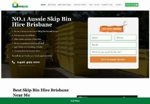 Affordable Skip Bins for Hire in Brisbane | Aussie Bins Skip - Aussie Bins Skip offers affordable skip bins for hire with different bin sizes for every waste removal. Book now for commercial or household junk removal.