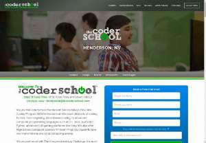 The Coder School Henderson - We teach kids coding at all levels of computer programming from beginning,  block-based coding,  to advanced command-line computer programs such as C++,  Java,  Javascript,  and Python.