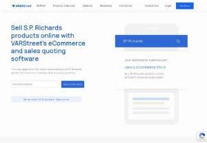 Sales Quoting and eCommerce Software for SP Richards VARs - #1 application for SP Richards resellers and 45+ IT hardware and office supply distributors to manage their everyday business