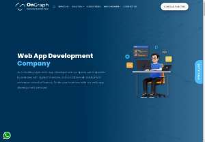 Web application development company - OnGraph is a globally recognized web application development company with 12+ years of experience in developing world-class B2B and B2C web development service. A world-class Web application can provide your business with more than just brand awareness.