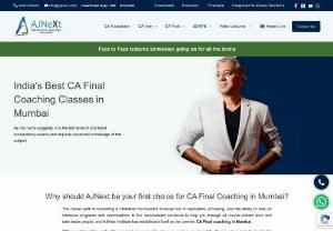 Best Ca final coaching institute & Ca final classes fees in Mumbai,india - CA final is the last level as the name described. Final level is divided into 2 groups with 8papers to be cleared. We are best amongst all CA final coaching institutes to help you to end your goal. For more information about CA final classes fees contact on 8080324444.