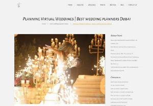 Planning Virtual Weddings | Best wedding planners Dubai - Planning wedding during the time of social distancing can\'t be easy. La Table Events, award winning wedding organizers Dubai provide the best ideas to plan your virtual wedding.