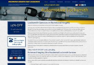 Richmond Heights Fast Locksmith - Richmond Heights Fast Locksmith is the only name that you need to know if you live in Richmond Heights, Ohio and are seeking locksmith services. Our locksmiths are able to provide you with efficient locksmith services at prices you are sure to be able to afford. Allowing our locksmiths to provide you with the help you need is the difference between the job being done right or not. When you turn to us for your service needs, we always offer you the best quality of work possible.