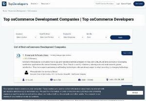 Top osCommerce Development Companies | Top osCommerce Developers - A thoroughly researched list of top osCommerce developers with ratings & reviews to help find the best osCommerce development companies around the world.