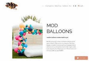 Mod Balloons - Mod Balloons is a locally-owned small business in Amarillo, Texas. We hand-craft custom, one-of-a-kind balloon gifts and decor.  We create beautiful balloon displays and custom backdrops for any occasion or event, big or small.