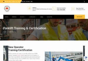 Forklift Certification Toronto - CN Lift Safety provides quality training courses to students in Toronto. We provide training with  qualified, certified, and experienced instructor. Get Best forklift Certification in Toronto  now!