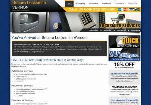 Secure Locksmith Vernon - If youre a resident of Vernon, CT, you may already be familiar with the services of Secure Locksmith Vernon. We offer a wide range of useful lock and key services, which includes residential, commercial and automotive services. Let us show you why so many in and around the area continue to rely on us for their service needs. We go above and beyond to make sure that our customers are capable of receiving the help they need from a qualified locksmith.