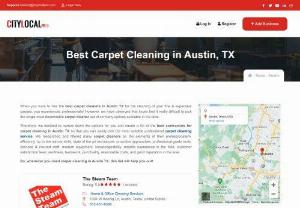 carpet cleaners austin tx - When you want to hire the best carpet cleaner in Austin TX for the cleaning of your fine & expensive carpets, you look for ultimate perfection! However, we have observed that locals find it really difficult to pick the single most dependable carpet cleaning service out of so many options available in the area. Therefore, we decided to narrow down the options for you and create the list of the top 5 best carpet cleaning services so that you can easily pick the most suitable professional carpet...