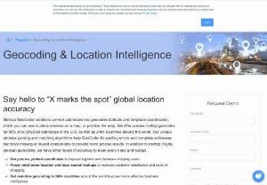 Address Geocoding, Reverse Geocoding Service - Melissa GeoCoder solutions convert addresses into geocodes (latitude and longitude coordinates), which you can use to place markers on a map, or position the map.