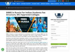 MBBS in Russia | MBBS Admission Abroad - MBBs in Russia is an ideal education destination choice for MBBs studies. World ranked university, Low fee structure, Worldwide recognizable degree, and a low ratio of students and teachers, attract students from across the world to study MBBS in Russia.