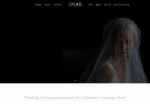 Amare Stories - Amare stories are an award-winning wedding videography studio. They are based in Dublin, Ireland but ready to travel to wherever your wedding may be.  Get in touch today.