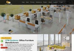 Office furniture manufacturers in Delhi NCR | Toilet cubicles - Find office furniture manufacturers, suppliers and exporters in India here. Get contact details and addresses of manufacturing companies. We are the leaders in offers corporate office furniture manufacturer in delhi, high quality office interior, commercial furniture and modular workstation services. We are one of the best office furniture manufacturers in Delhi, India. Get a variety of customized office furniture and modular office furniture. CPM Systems has over many years of experience in...
