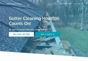 Houston Gutter Cleaning - Calling a rain gutter clean out business in a timely manner will decrease opportunities of harming your roofing. Give your gutters and downspouts attention - let us do the job for you!