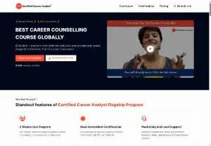 Screenshot of Career Counselling Certification | Certified Career Analyst