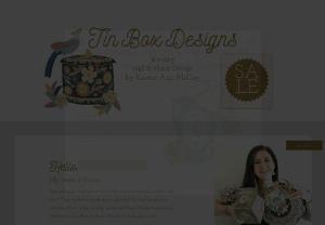 Tin Box Designs - Hi, Im Kristin. I design jewelry made from vintage cookie tins. I have always enjoyed art and dabbling in crafts but it wasnt until I was out of college that I got serious about investing in my creative side. I began making jewelry in about 2005, first with beads and then expanding to wire-work. Though I didnt sell my jewelry, I gave it as gifts and loved the feeling it gave me to share my work with others.