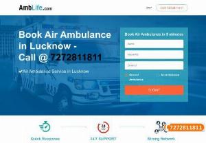Air Ambulance Service in Lucknow - . Air Ambulance involves transporting a patient via air route in specially designed aircrafts and equipped with live saving facilities. While ground ambulance can be a preferred mode in areas where they are easily available, air ambulance are the only ways of patient commute in remote areas devoid of connectivity means.