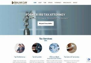 Abajian Law - Tax Law Firm Los Angeles - Vic Abajian is a former IRS tax attorney near Los Angeles representing clients with tax controversy, FBAR, tax relief and tax litigation problems with the IRS.