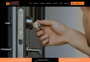 Casey Locksmiths - Casey Locksmith is a locally owned and operated company servicing the Metro area. Owner, Frank Casey Has 43 years experience in the industry and he takes pride in his work. For everything from automotive to residential to commercial, Casey Locksmith is there for all of your locksmith needs. If you are looking for an honest professional that can help you, you found it!
