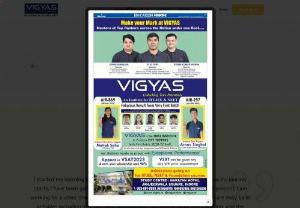 Top Coaching Institute for IIT-JEE - Are you looking for Top Coaching Institute for IIT-JEE? Then you have reached the right destination VIGYAS. For admission details, contact us on 9630079933.