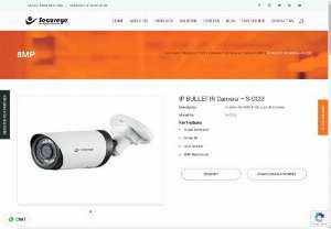 latest IP Bullet Camera with Dual Stream in Delhi - Secureye offers latest Ip Bullet camera in Delhi which are suitable for small startups as well as for big industries.