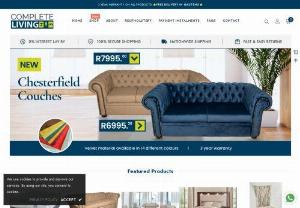 Complete Living Furniture - Complete Living South Africa's largest exclusive online furniture store selling quality furniture items at incredible prices. Unique. Affordable. Stylish