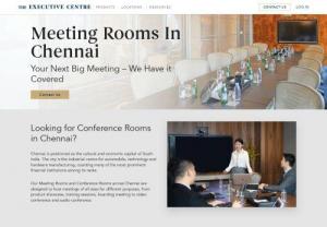 Conference Rooms in Chennai - The ultimate meeting room experience in Chennai. Fully-equipped conference and board rooms for every one of your business needs.
