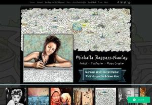 Boggess Art - The Artwork of Michelle Boggess, Detroit-based international artist, illustrator & maze-maker. Michelle has displayed her work around the world in renowned exhibitions and galleries, she is also the author-illustrator of children\'s books & maze-books.