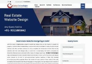 Real Estate Website Design Company in Delhi - Chahar Technologies is the best real estate website design company in Delhi- and, we assure the organization to manage the niche segment to integrate the worlds top real estate site. If you are burning the earth, and you need to create an online platform that will help with your management, you can get additional benefits from us in the site listing in advance etc. For more information visit our website