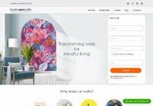 Brains On Wall - Decorates your office wall with these Incredible office wall decor ideas curated by Brains on Walls team. Buy Wall Art for Offices in New Delhi, India