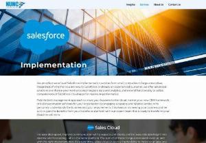 Nunc Systems - We help our customers with various IT services such as Salesforce Implementation,  Salesforce Customization,  Salesforce Consulting,  Mobile App Development,  Digital Marketing,  and many other services,  based out of Hyderabad we provide custom-tailored solutions for our clients with which they can reach their Technological goals as efficiently as possible.