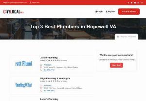 Plumbers In Hopewell VA - The plumbing is one of those jobs for which you need a professional for sure. Improper plumbing work can cause leakages in your home. The water penetrates into the walls and starts causing seepage all over immediately.