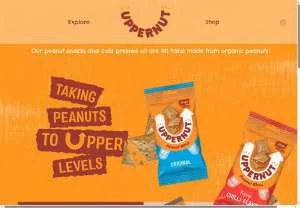 Screenshot of NuttyOgoo Ltd: Organic Peanut Products
