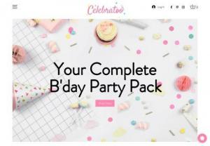 Celebratoo - Celebratoo\'s provide complete solution to all your celebration and party needs, whether it\'s birthday, anniversary or somethine else we\'ve got you covered.