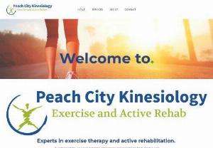 Peach City Kinesiology - Kinesiologist offering kinesiology services including active rehabilitation, exercise therapy, injury recovery, aquatic exercise, ICBC active rehabilitation, functional fitness, functional testing, fitness testing, telehealth kinesiology.