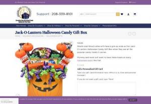 Halloween Candy Box - Send Halloween Candy Box overflowing with spooky Halloween ideas for your favorite friends. Or tempt them with frosted pumpkin cookies, popcorn, and caramel apples - whichever you choose, it\'s sure to be a great gift idea. Halloween box is the best selection for Halloween party, and this candy box comes with unique candy and chocolates.