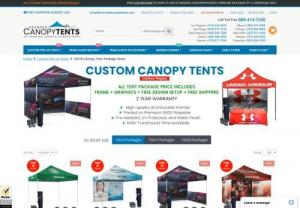 Branded tent | Custom designs | full colour print | Branded Canopy Tents - These custom branded tent will make an impact during your events & tradeshows. Choose from our collection of indoor & outdoor canopies.